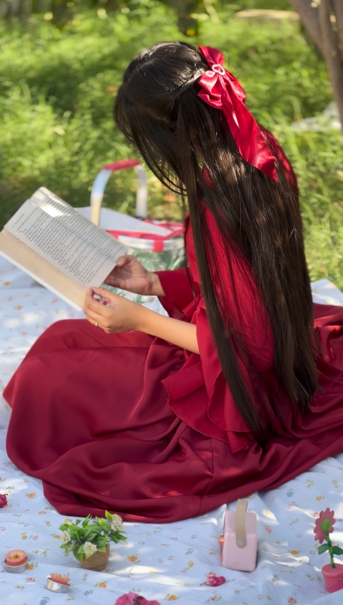 Crimson Grace Tail Dress